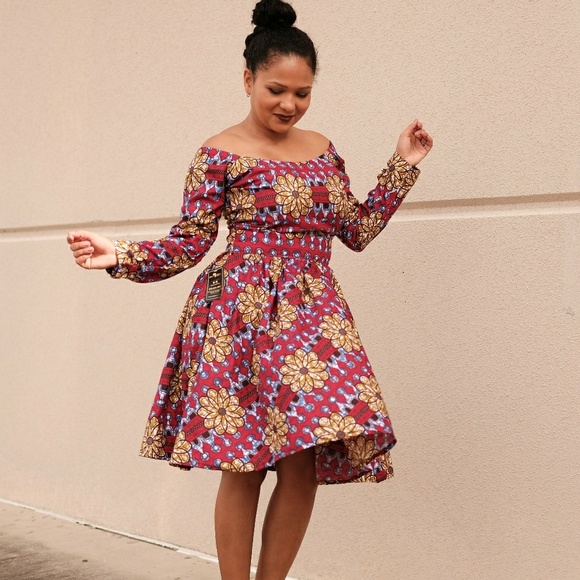 Women African Ankara 2 pcs set of top & skirt - Picture 5 of 6